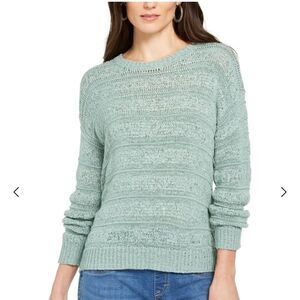 Style & Co Women's Petite Tape-Yarn Pullover Sweater